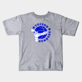 Defunct Tucson Gunners WBA Kids T-Shirt